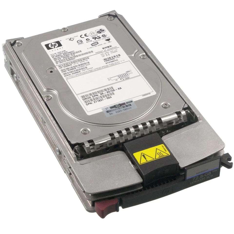 HP SCSI Festplatte 73GB 10k U320 SCA2 LFF 404709-001 - Bild 1 von 1
