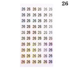 Number Sticker Label For Nail Polish Color Gel Marking Numbering Digital Fast