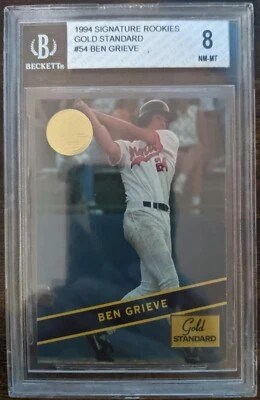 BEN GRIEVE: 1994 Signature Rookies Gold Standard #54 Overall Beckett Rating 8 - Image 1 of 2
