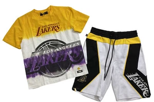 PRO STANDARD HERREN 100 % AUTHENTISCH 2P SET T-Shirt & Shorts GRÖSSE LARGE - Bild 1 von 11