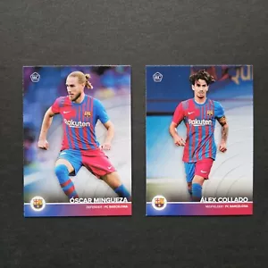 Alex COLLADO + Oscar MINGUEZA (x2) 2021-22 Topps FC Barcelona Team Set RC Rookie - Picture 1 of 2