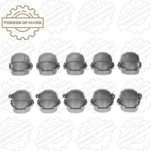 Marines - Imperial - Helmets - Heavy Duty with Closed Visor (x10) - Imagen 1 de 1