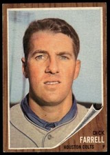 1962 Topps #304 Dick Farrell Houston Colt .45s