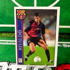 RIVALDO 40 - FC BARCELONA - MUNDICROMO LEAGUE CHIPS 1999 2000 CARD