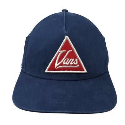 Sombrero Vans Parche Snapback Azul Talla Única Ajustable Malla Borde Exterior Foto 1 de 4