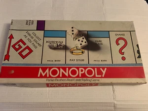 Juego de mesa Monopoly 1974 Parker Brothers LEE DESCRIPCIÓN - Imagen 1 de 10