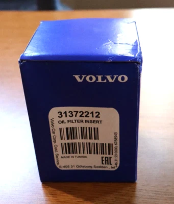 Genuine Volvo Engine Oil Filter Element for Volvo XC90ll XC70ll V90ll 31372212 - Image 1 of 3