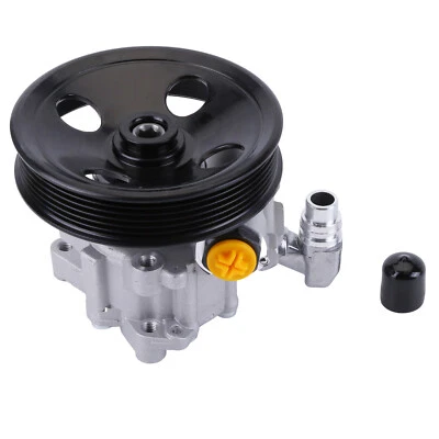 Power Steering Pump w/ pulley For 2006 Mercedes Benz CLS500 CLS55 AMG 0044669401 - Imagem 1 de 4