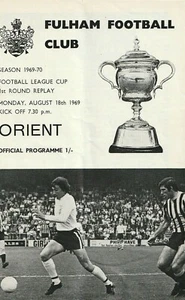 Fulham v Orient 1969/70 League Cup 1st Round Replay  - Picture 1 of 1