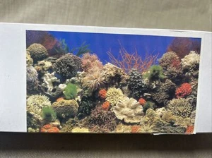 Vintage 1990 Vibran-sea Aquarium Background Poster Deadstock Roll 50’ Coral Reef - Picture 1 of 4