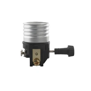 On-Off Turn Knob Electrical Socket w/ Screw Terminals 250W 250V - SATCO-90-1141 - Picture 1 of 1