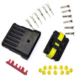 Car connector -  AMP Tyco Superseal 1.5 Kit 6-pin (SET) plug car tuning motor  - Picture 1 of 3