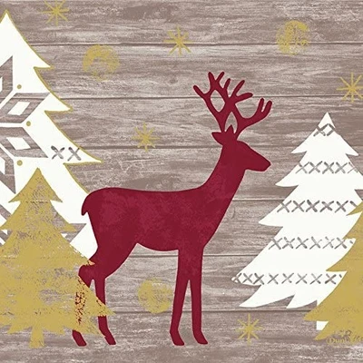 1.000 x Zellstoff Servietten 33x33cm 3-lag. Papierservietten Alpenchic (4x250er) - Bild 1 von 4