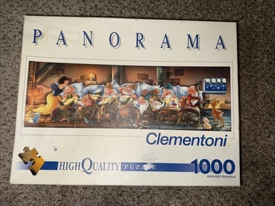 Clementoni 1000pc Disney Snow White Panorama jigsaw puzzle Rare - Image 1 of 3