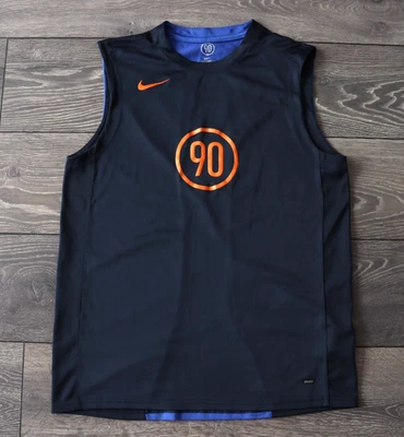 Y2K NIKE TEAM TOTAL 90 VTG SOCCER JERSEY TRAINING SHIRT RONALDINHO STYLE MEDIUM - Image 1 of 4