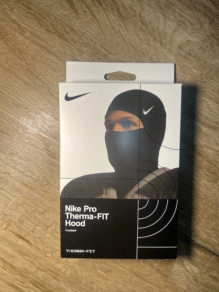 Nike Pro Therma-Fit Hyperwarm Hood Ski Mask Black Ships Same Day