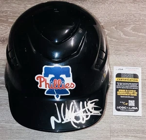 NICK CASTELLANOS SIGNED AUTOGRAPHED PHILADELPHIA PHILLIES F/S BATTING HELMET JSA - Picture 1 of 2