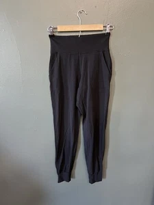 Lululemon Align Jogger 28'' Sweatpants Womens Size 4 Logo Black W5DH6S - Picture 1 of 3