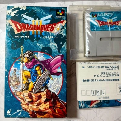 Dragon Quest III SFC Japan Super Famicom Complete w/ Box Manual Near Mint ENIX - Image 1 of 4