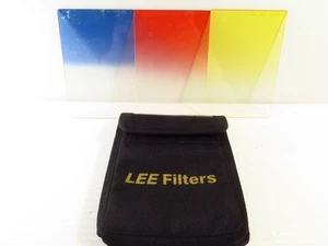 Lee Filters Lee 4x6" SUNSET Filter Set: Sunset Red/Sunset Yellow/Sky Blue 3 G - Picture 1 of 4