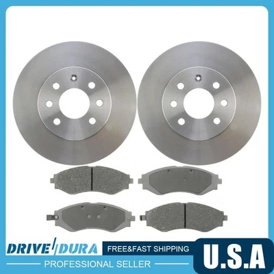 Rotores de disco delanteros + Kit de pastillas de freno de cerámica para Daewoo Nubira Foto 1 de 4