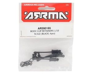 Arrma 1/10 Body Clip Retainer Black (4) ARA390165 390165 Typhon 3S BLX Buggy - Picture 1 of 3