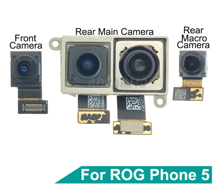 For ASUS ROG Phone 5 Front Face Camera Back Rear Main Macro Camera Replacement - Image 1 of 1