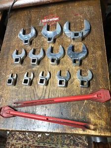Harley-Davidson Snap-On Crow foot wrench set in AF any USA vehicle perfect B17 - Picture 1 of 11