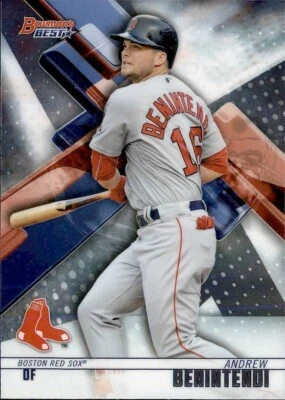 2018 BOWMAN BEST CHROME BOSTON RED SOX - ANDREW BENINTENDI #22 - Image 1 of 2