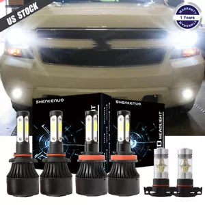 For Ford F 150 2015-2020 6000K Front LED Headlight Hi/Lo Beam+Fog Light Bulbs*6 - Bild 1 von 16