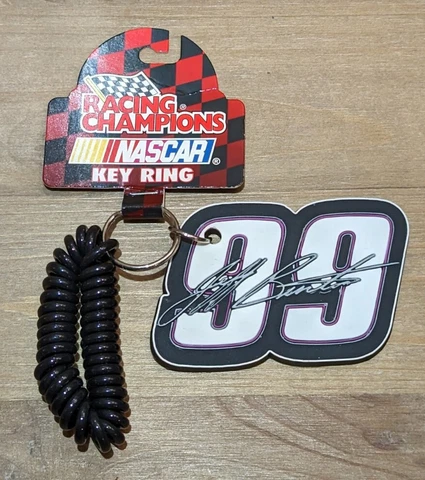 VTG RACING CHAMPIONS NASCAR Jeff Burton Exide #99 Keychain w/ Wrist Cord Cover