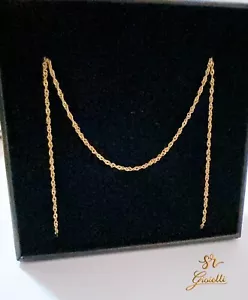 Collana Catenina in ORO GIALLO 45CM Modello Singapore ORO 18 KT 750% List. 220€ - Bild 1 von 9