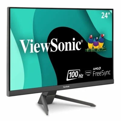Viewsonic VX2267-MHD 22" 1080" Ultra Thin Bezel Monitor HDI- VGA DP Speakers BLK - Image 1 of 4
