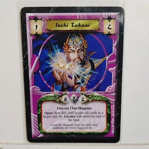 IUCHI TAKAAI --LEYENDA 5 ANILLOS -- EDICIÓN ESMERALDA -- CASI NUEVO - Imagen 1 de 1