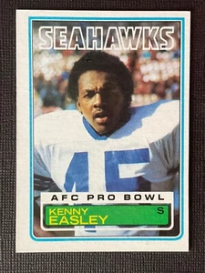 Kenny Easley 1983 Topps Rookie Football Card #384 Seattle Seahawks Safety HOF RC - Picture 1 of 2