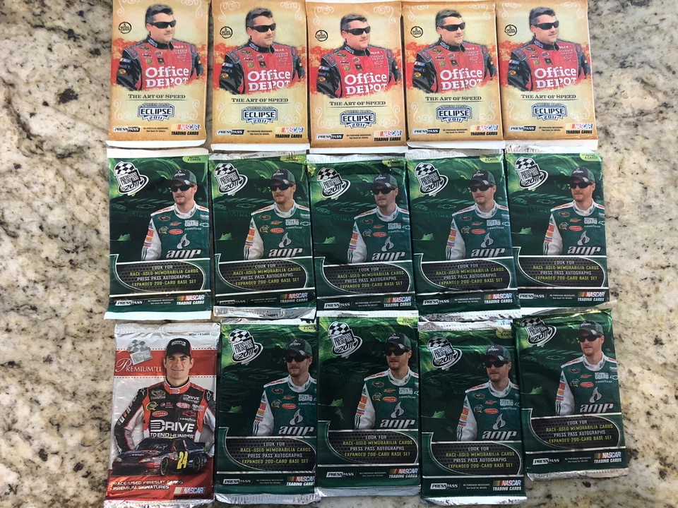 Lot Of 15 2011 PRESS PASS RETAIL Sealed Packs NASCAR TRADING CARDS - Eclipse - Image 1 of 3