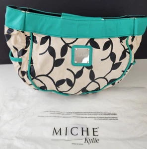 MICHE Kylie Demi Shell beige nero verde foglia 2 tasche laterali - Foto 1 di 9