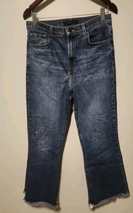 J Brand Julia High Rise Flare Hem Cropped Jeans in Romance size 30 - Picture 1 of 9
