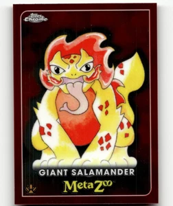 Base - MetaZoo Giant Salamander Topps Chrome Series 0 #23 Bronze - Picture 1 of 2