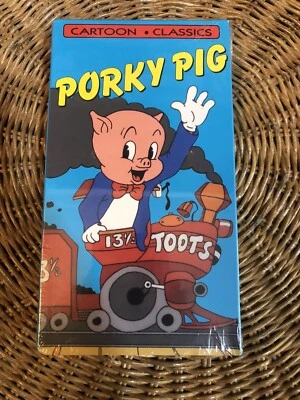 Vintage Sealed 1990 Porky Pig Cartoon Classics  Vol 1 VHS 26 Minutes Run Time - Image 1 of 4