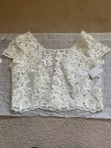 Ivory Lace Wedding Jacket - Picture 1 of 7