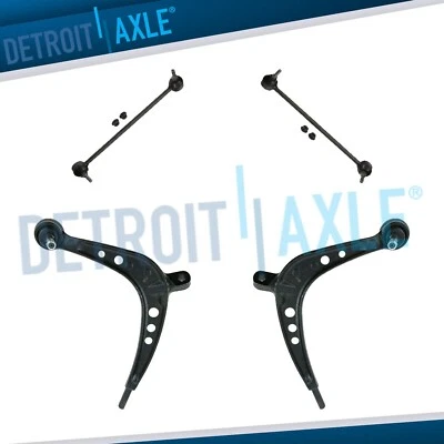 Front Lower Control Arms w/ Ball Joints Sway Bars for 2001-2005 BMW 325xi 330xi - Image 1 of 4