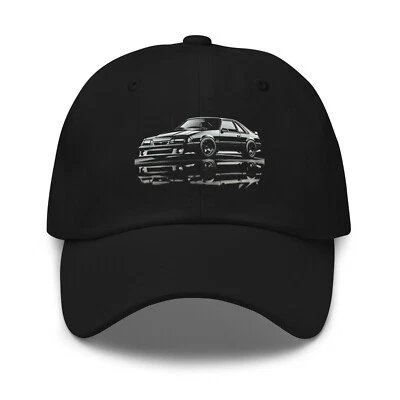 Black Fox Body Mustang Dad Hat – Classic 5.0 Muscle Car Cap - Image 1 of 4