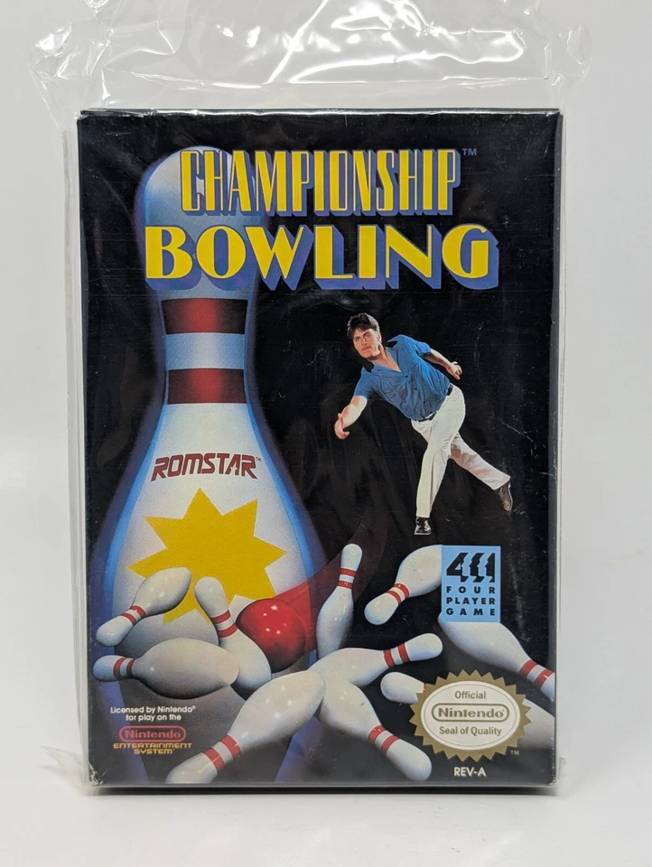 Championship Bowling (Nintendo Entertainment System, 1989) NES - CIB Complete - Image 1 of 4