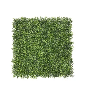 Alfombrillas de hierba de hoja de té verde imitación artificial de 20" privacidad hogar seto festival decoración - Imagen 1 de 7