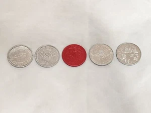 Vintage Rare Find Bundle Of 5 Collectible Mardi Gras Coins - Picture 1 of 5