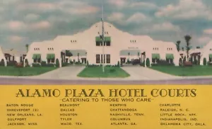 Alamo Plaza Hotel Courts - Varias ciudades - litografía sin publicar - Imagen 1 de 3