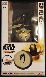 STAR WARS MANDALORIAN THE CHILD GROGU MOTION SENSE HELICOPTER & PEZ DISPENSER! - Picture 1 of 6