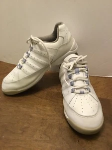 Brunswick Bowling Shoes Women's Size 8 Whisper White With Blue - Picture 1 of 7
