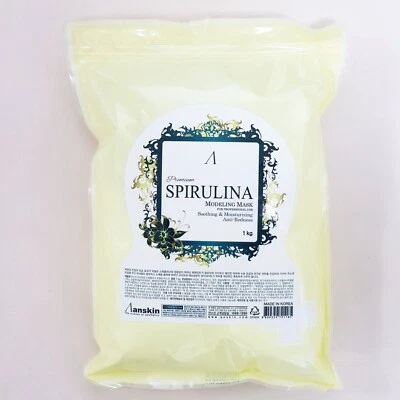 Anskin Premium Spirulina Modeling Mask Pack 1kg Soothing Moisturizing K-Beauty - Image 1 of 2